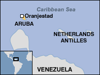 Map of Aruba