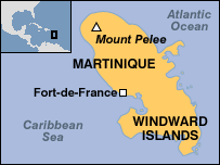 Map of Martinique