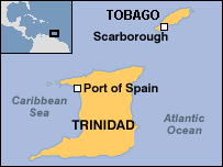 Map of TRINIDAD and TOBAGO