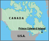 Map of Prince Edward Island