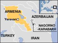 Map of ARMENIA