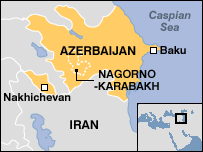 Map of AZERBAIJAN