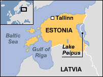 Map of ESTONIA