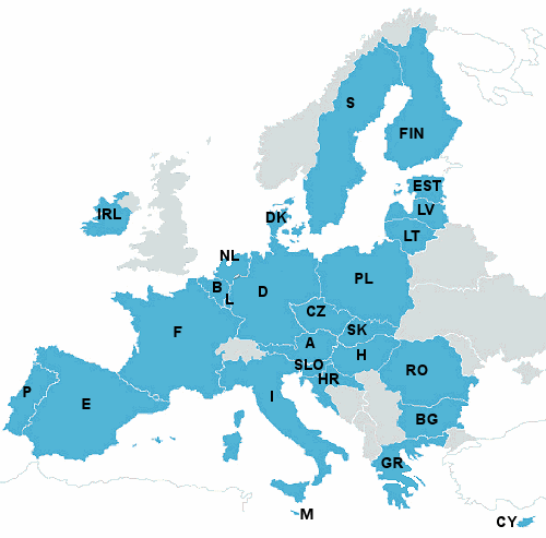 Map of European Union