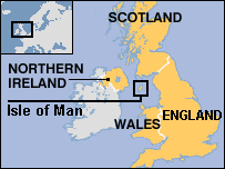 Map of Isle of Man