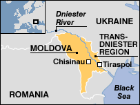 Map of MOLDOVA