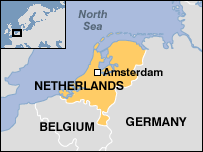 Map of NETHERLANDS