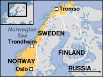 Map of NORWAY