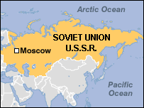 Map of SOVIET UNION