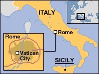 Map of VATICAN
