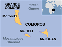 Map of COMOROS