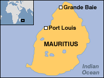 Map of MAURITIUS