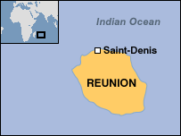 Map of Réunion