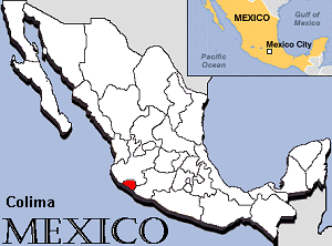 Map of Colima