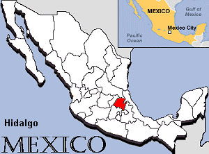 Map of Hidalgo