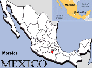 Map of Morelos