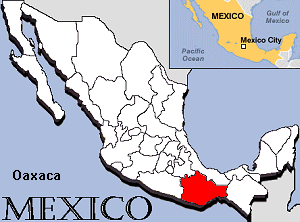 Map of Oaxaca