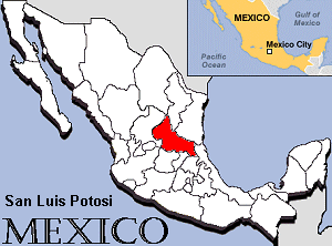 Map of San Luis Potosí