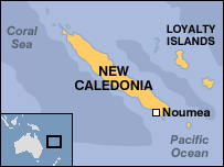 Map of New Caledonia