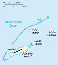 Map of Johnston Atoll