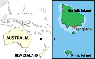 Map of Norfolk Island