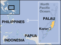 Map of PALAU