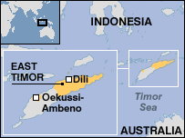 Map of TIMOR LESTE