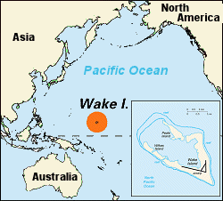 Map of Wake Island
