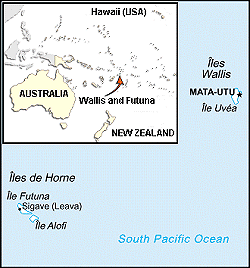 Map of Wallis and Futuna