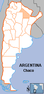 Map of Chaco