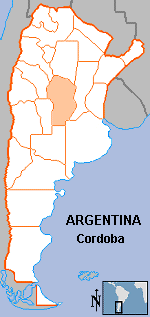 Map of Córdoba