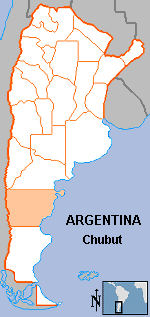 Map of Chubut