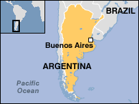 Map of ARGENTINA