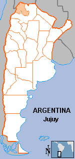 Map of Jujuy