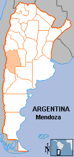 Map of Mendoza