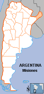 Map of Misiones