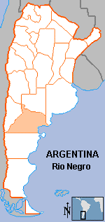 Map of Rio Negro