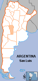 Map of San Luis