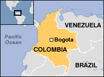 Map of COLOMBIA