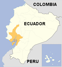 Map of Guayas