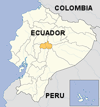 Map of Tungurahua
