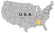 Map of Alabama