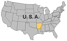 Map of Arkansas