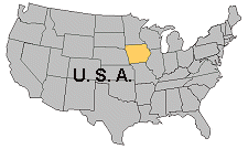 Map of Iowa