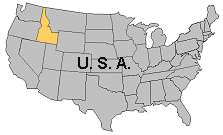 Map of Idaho