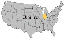 Map of Indiana
