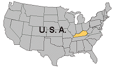 Map of Kentucky