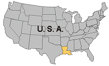 Map of Louisiana