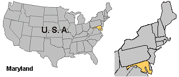 Map of Maryland