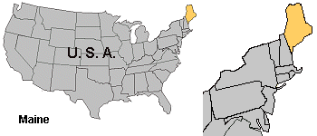 Map of Maine